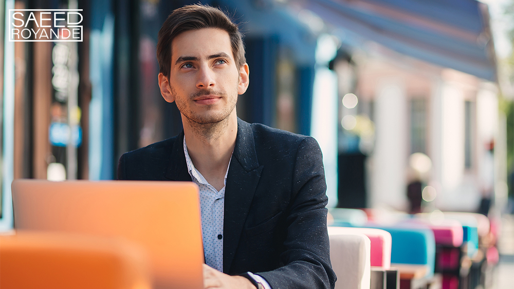 Ambitious Entrepreneur working at the Laptop